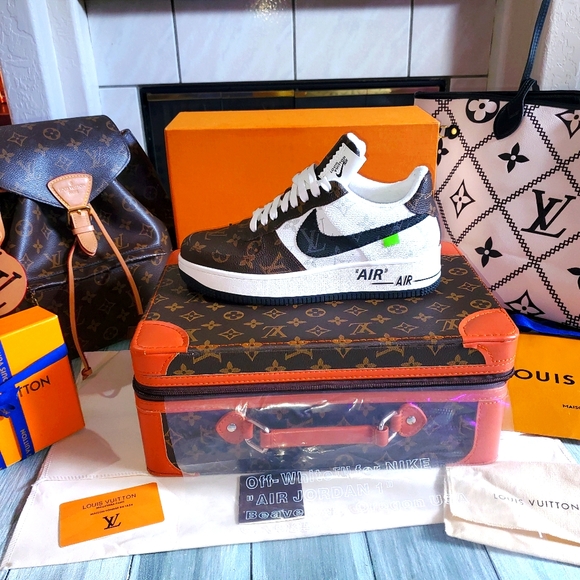 Louis Vuitton Other - ♧SUPER RARE♧ NIKE x LOUIS VUITTON x Off White Air Force One Mens 46 (12)